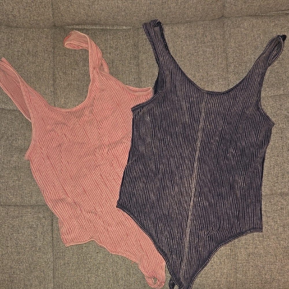 Womans Bodysuits In Pink and Black